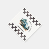 Serviette En Papier Voiture de course à 2 ans (Coin)