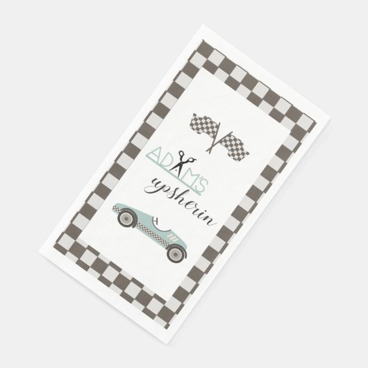 Serviette En Papier Voiture vintage Race (Coin)