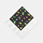 Serviette En Papier Voitures, Camions, Signes de circulation Fête d'an (Coin)