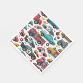 Serviette En Papier Voitures jouets (Coin)