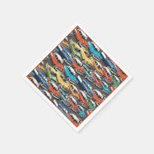 Serviette En Papier Voitures vintages classiques Motif serviettes (Coin)