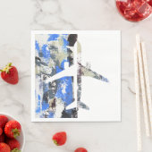 Serviette En Papier Vol Abstrait par Michael Moffa (En situation)