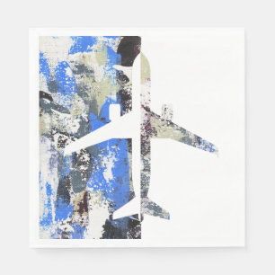 Serviette En Papier Vol Abstrait par Michael Moffa