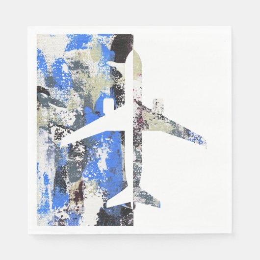 Serviette En Papier Vol Abstrait par Michael Moffa (Devant)