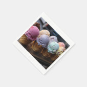 Serviette En Papier Vol de glace (Coin)