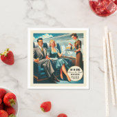 Serviette En Papier Voler dans le style (En situation)