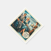 Serviette En Papier Voler dans le style (Coin)