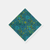 Serviette En Papier Voler, pilonner la libellule en bleu (Coin)