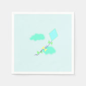 Serviette En Papier Voler un cerf-volant (Devant)