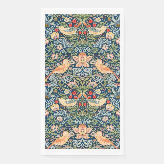 Serviette En Papier Voleur de fraises W Morris (Devant)