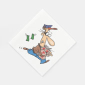Serviette En Papier Voleur volant de l'argent (Coin)