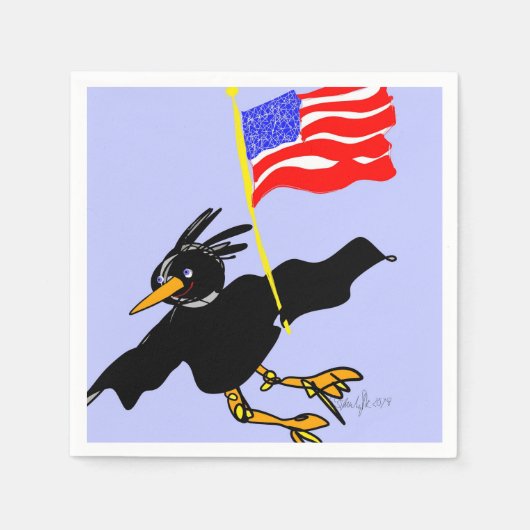 Serviette En Papier VOLEZ NOS serviettes de cocktail FLAG (Devant)