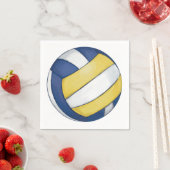 Serviette En Papier Volley-ball (En situation)