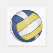 Serviette En Papier Volley-ball (Devant)