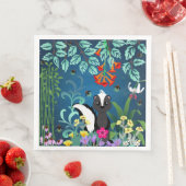 Serviette En Papier Voodland Skunk (En situation)