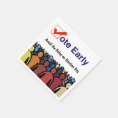 Serviette En Papier Vote anticipé (Coin)