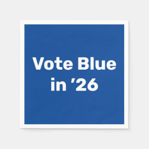 Serviette En Papier Vote Blue en 2026