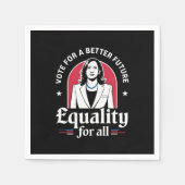 Serviette En Papier Vote For A Better Future Président des États-Unis  (Devant)