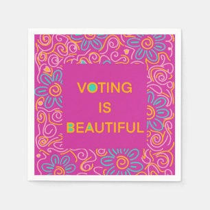 Serviette En Papier Voter Napkin