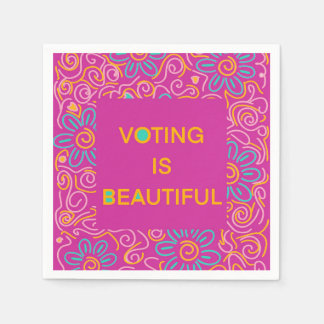 Serviette En Papier Voter Napkin