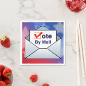 Serviette En Papier Voter par courrier (En situation)