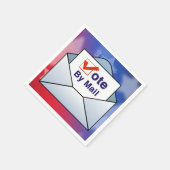 Serviette En Papier Voter par courrier (Coin)