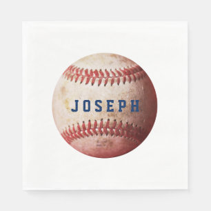 Serviette En Papier Votre cru de nom folâtre le base-ball