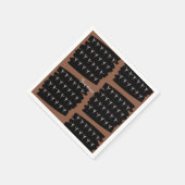 Serviette En Papier Votre Danse (Coin)