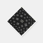 Serviette En Papier Votre logo de conception, de photo ou d'entreprise (Coin)