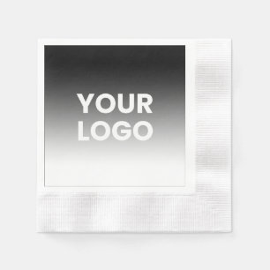 Serviette En Papier Votre logo et dégradé de couleur moderne modifiabl