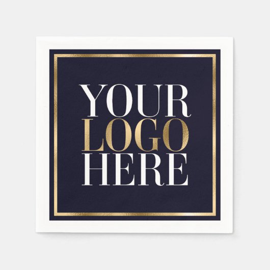 Serviette En Papier Votre logo ici (Devant)