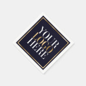 Serviette En Papier Votre logo ici (Coin)