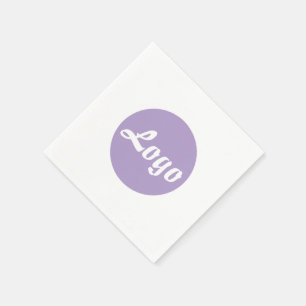 SERVIETTE EN PAPIER VOTRE LOGO ICI NOM ET TEXTE PERSONNALISÉS