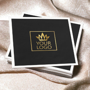 Serviette En Papier Votre logo sur un Arrière - plan couleur