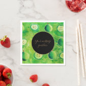 Serviette En Papier Votre message Apple Orchard (En situation)