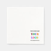 Serviette En Papier Votre Modèle de logo et de serviettes de texte per (Devant)