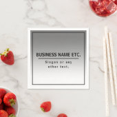 Serviette En Papier Votre nom d'entreprise ou marque, etc. (En situation)