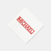Serviette En Papier Votre Nom Ici ! (Coin)