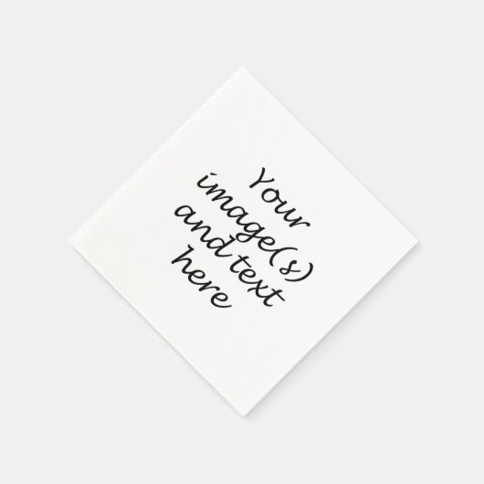 Serviette En Papier Votre propre design - serviettes (Coin)
