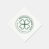 Serviette En Papier VOTRE PUB IRLANDAIS Mange Boire & Etre Irlandais N (Coin)