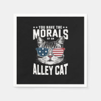 Vous avez la morale d'un chat de ruelle Blague drô