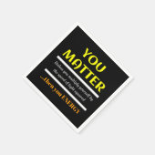 Serviette En Papier Vous Comptez Science Pun Fun (Coin)
