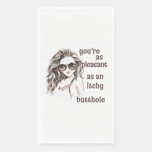 Serviette En Papier Vous êtes agréable (Devant)