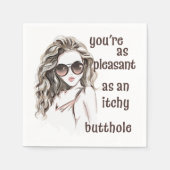 Serviette En Papier Vous êtes agréable (Devant)