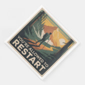 Serviette En Papier Vous Êtes Autorisé À Recommencer (Coin)