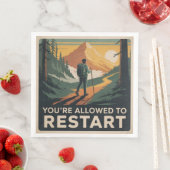 Serviette En Papier Vous Êtes Autorisé À Recommencer (En situation)