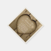 Serviette En Papier Vous êtes Loved John 3.16 Christian Valentine