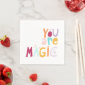 Serviette En Papier Vous êtes magique (En situation)