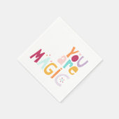 Serviette En Papier Vous êtes magique (Coin)