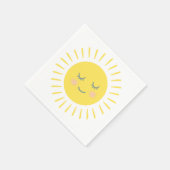 Serviette En Papier Vous êtes mon soleil (Coin)